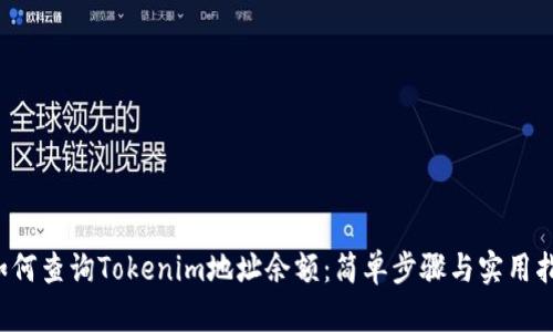 如何查询Tokenim地址余额:简单步骤与实用指南