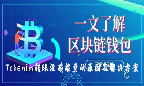 Tokenim转账没有能量的原因及解决方案